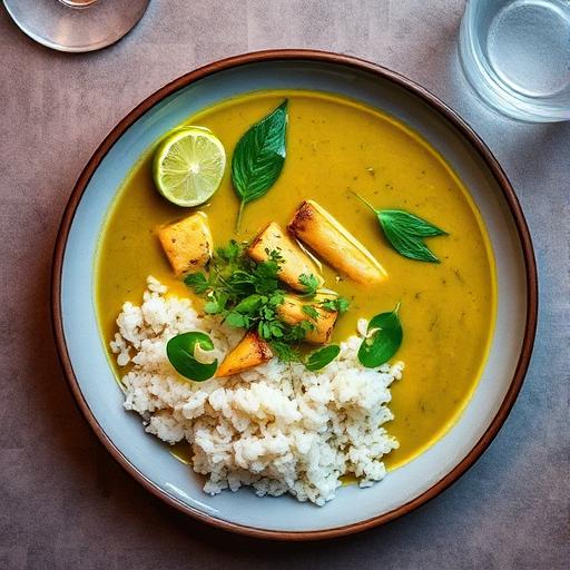 Curry thaï au lait de coco