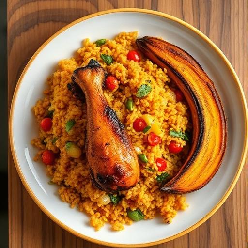 Riz jollof, spécialité d'Afrique de l'Ouest